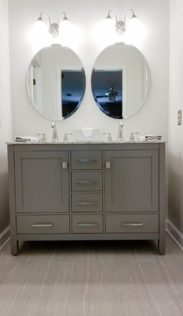 Double Sconces for Double Mirrors