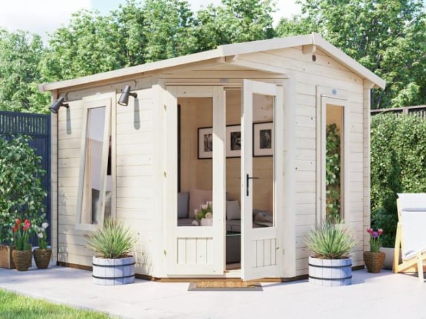 Garden Log Cabin Style Grip Elements