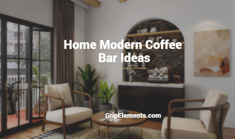 Home Modern Coffee Bar Ideas