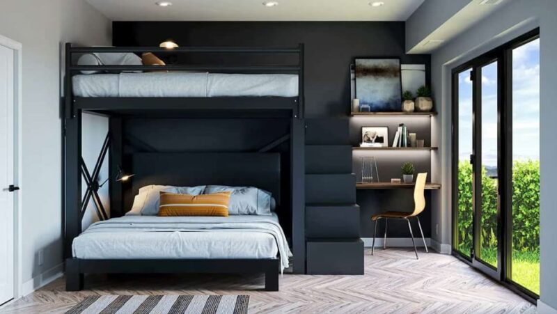 King-Size Bunk Bed Idea for Adults