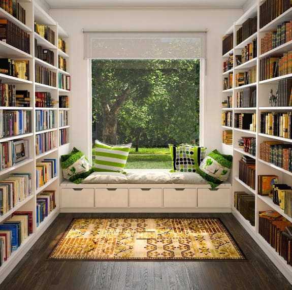 Reading Nook with Beautiful Scenery