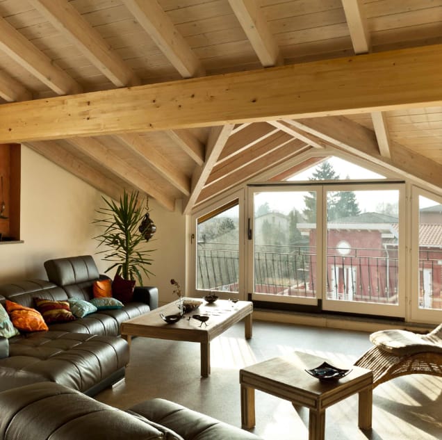 Textured Ceiling Beam