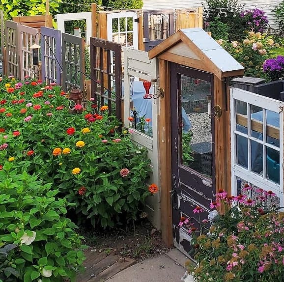 Artistic Garden Fence