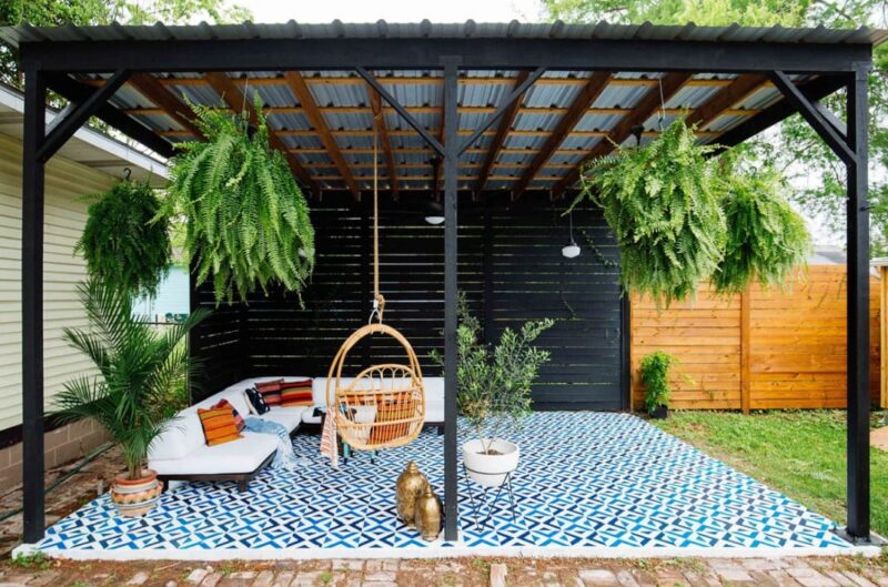 Painted Concrete Flooring