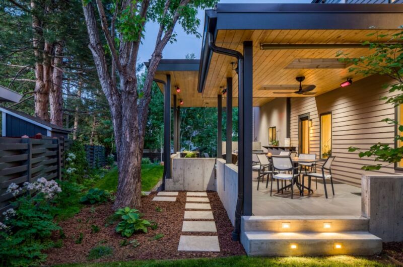 Wooden Patio Roof Extension