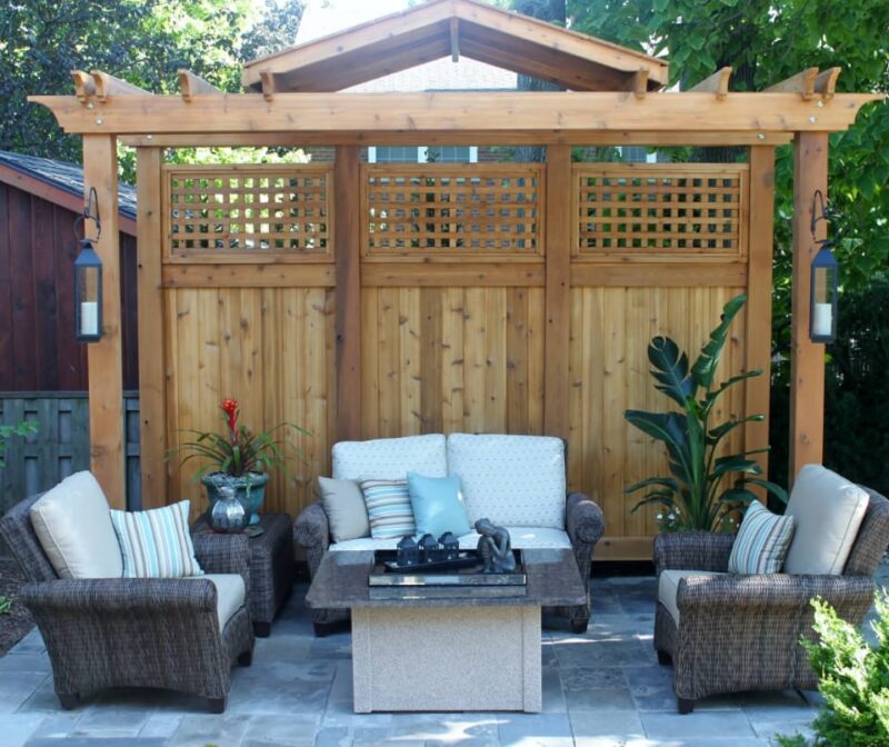 Pergola Privacy Screen Ideas