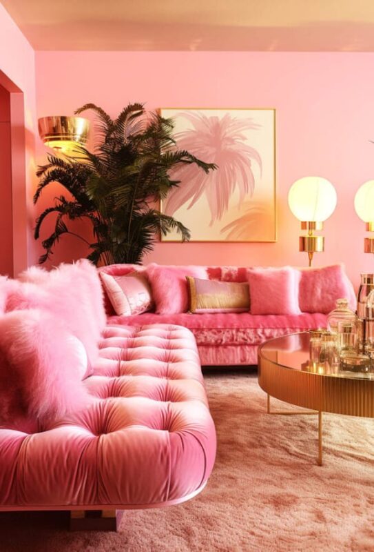 designer who has worked on the Barbiecore theme