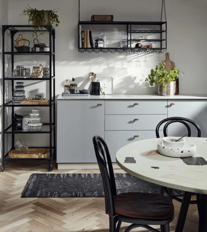 Standing Kitchen Shelving for Kitchen Corner