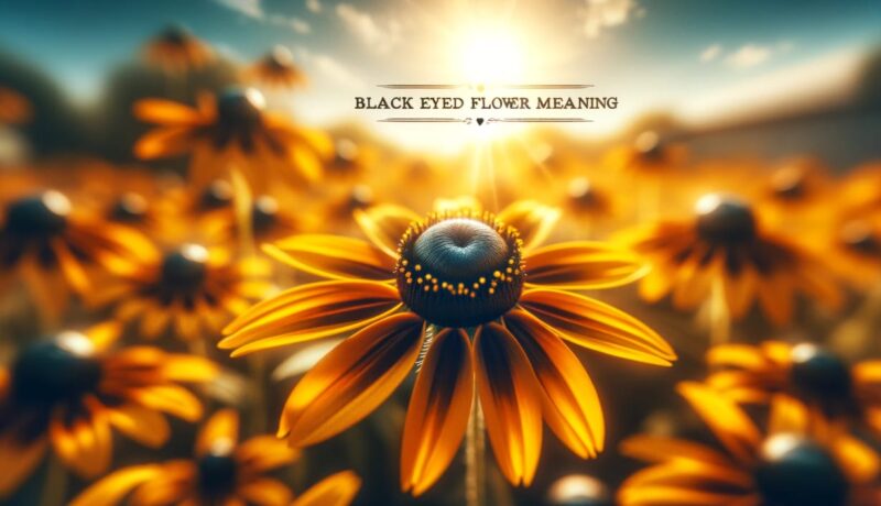 black eyed susan flower meaning