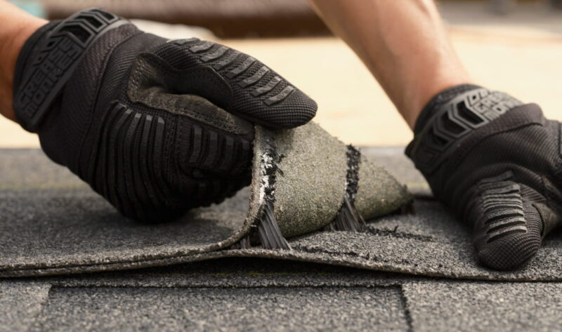 Roofing glue for shingles