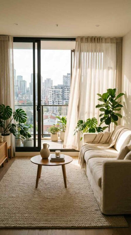 Bright Minimalist Layout with Natural Light