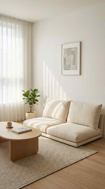 Low Profile Seating for Open Feel