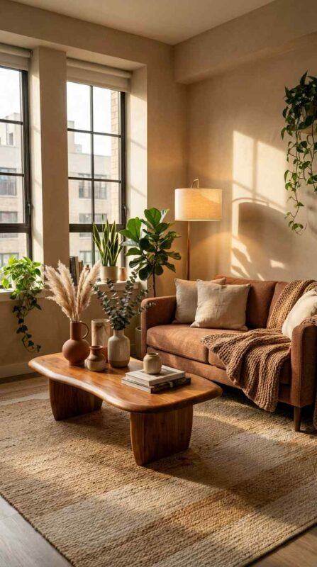 Warm Earthy Palette with Natural Light