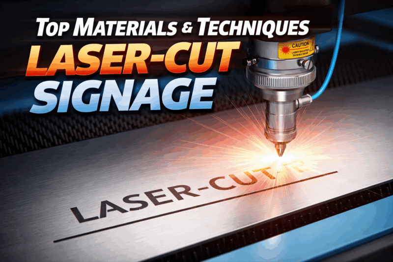 Top Materials and Techniques for High-Impact Laser-Cut Signage