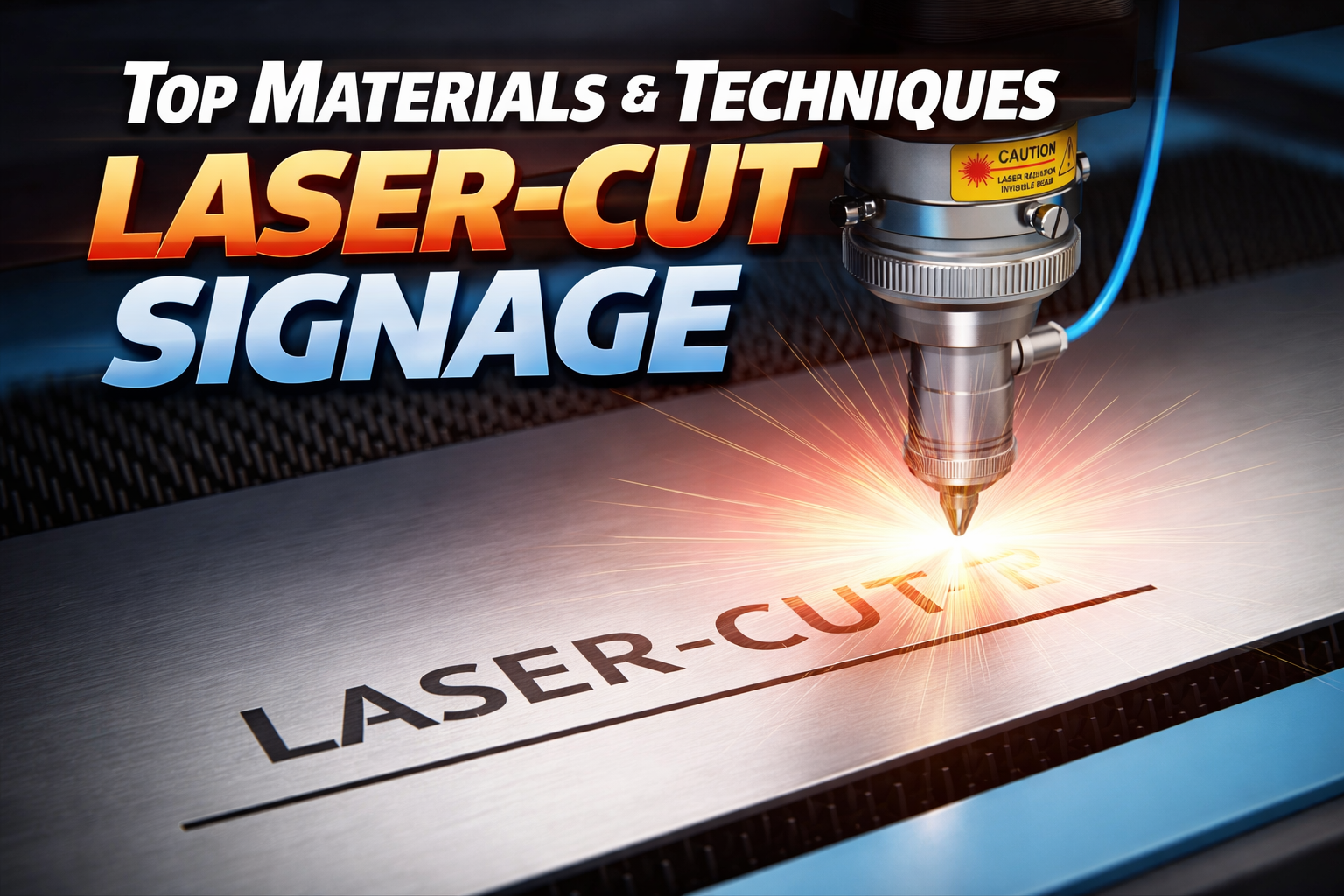 Top Materials and Techniques for High-Impact Laser-Cut Signage