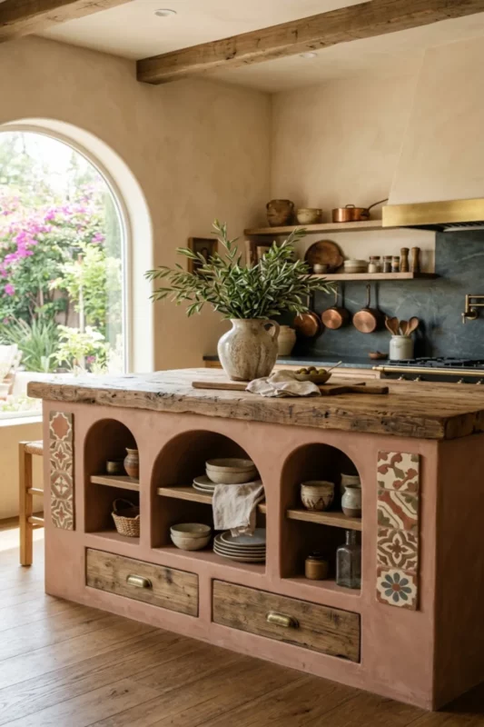 Warm Terracotta Island With Mediterranean Character