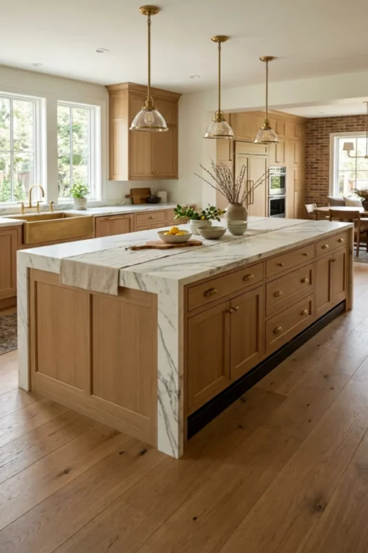 Double-Sided Cabinet Kitchen Island Storage