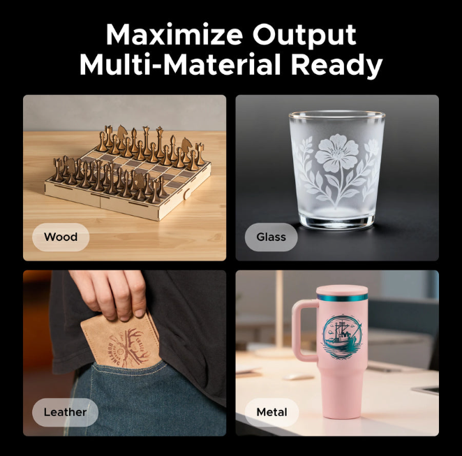 maximize output multi material ready