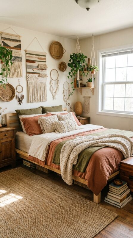 Bohemian Decor Adds Warm Personality Layers