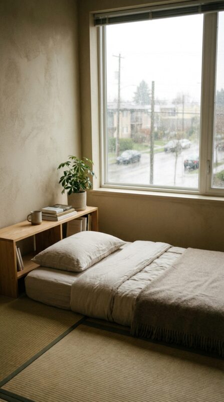 Floor Level Beds Create Openness